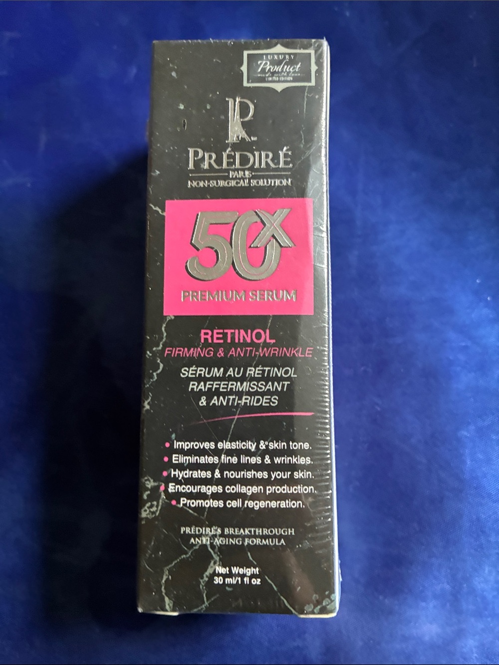 5OX Retinol Premium Serum – Firming & Anti-Wrinkle (Black/Pink)